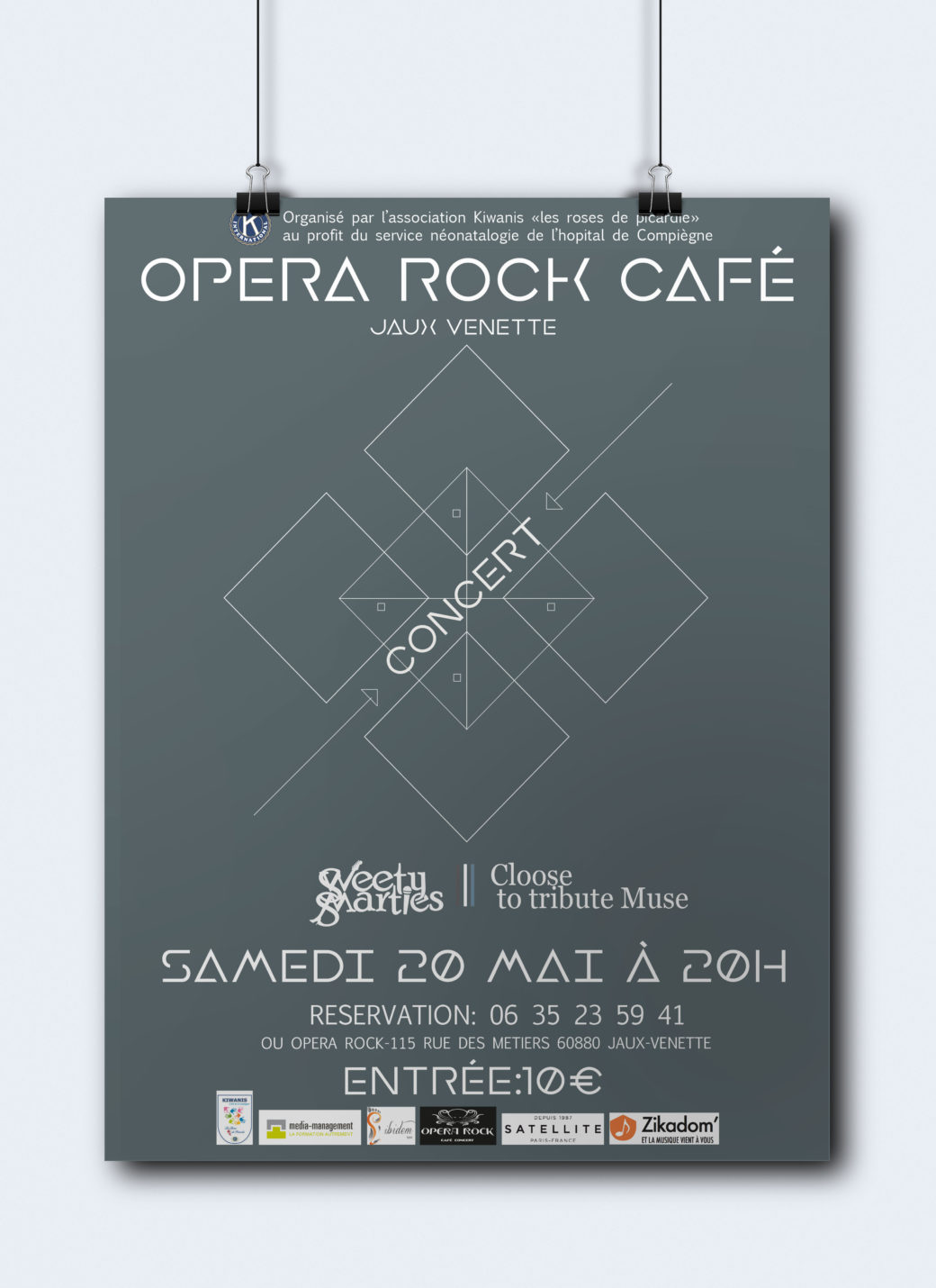 Affiche concert Opéra Rock