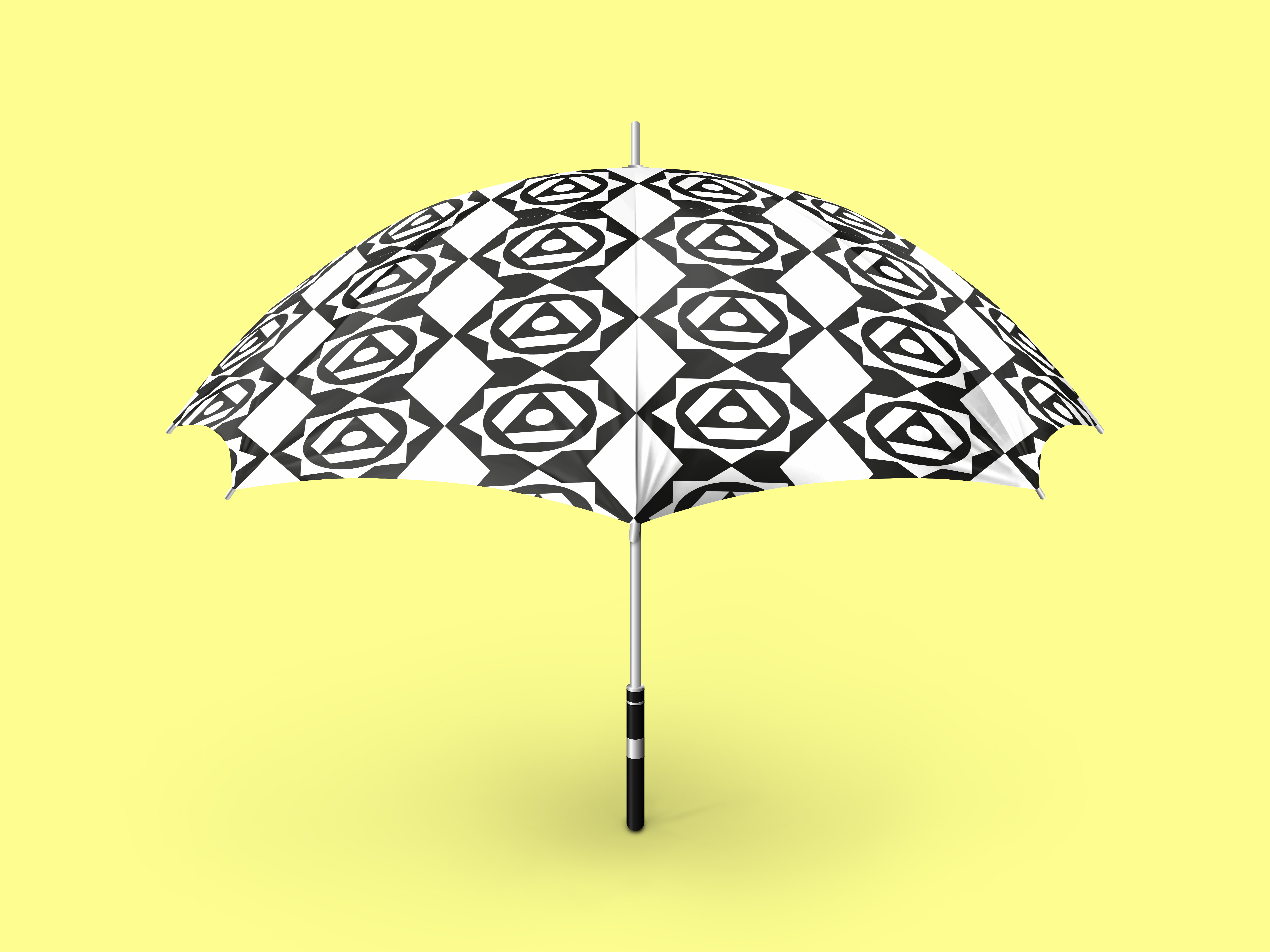 pattern-textile-parapluie-noir-blanc-graphiste-oise
